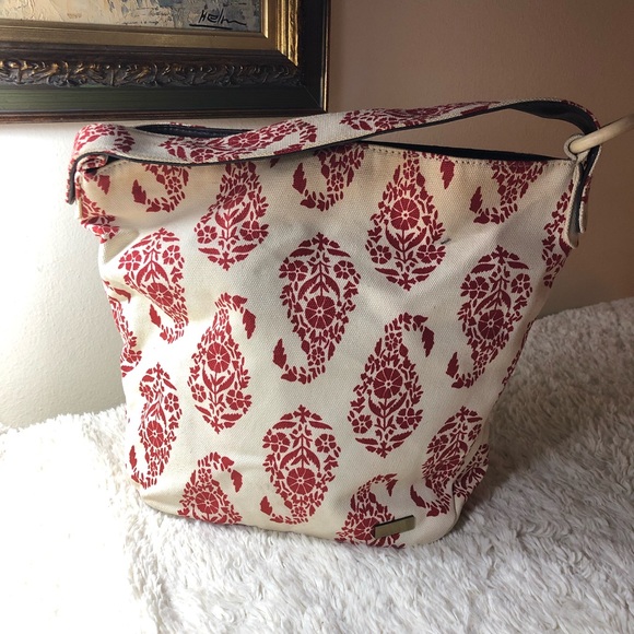 Stephanie Johnson Handbags - Medium Stephanie Johnson Canvas & Leather Tote Bag